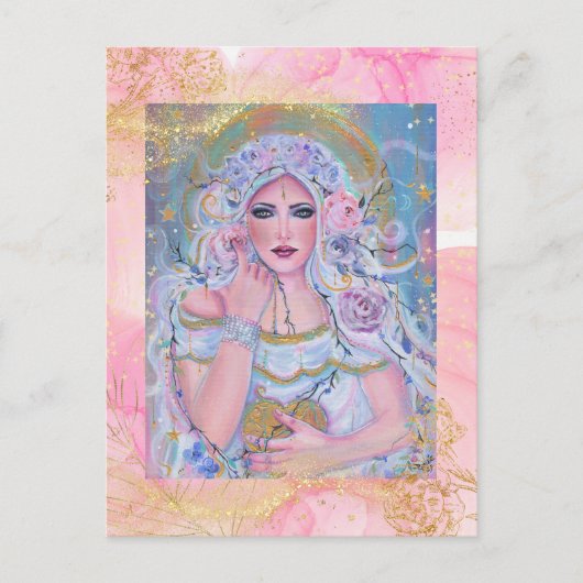 ルネによる愛のバラの金星の女神 ポストカード (正面)