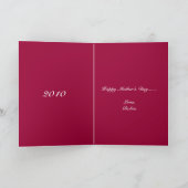 ルネの母の日カード カード (内部)