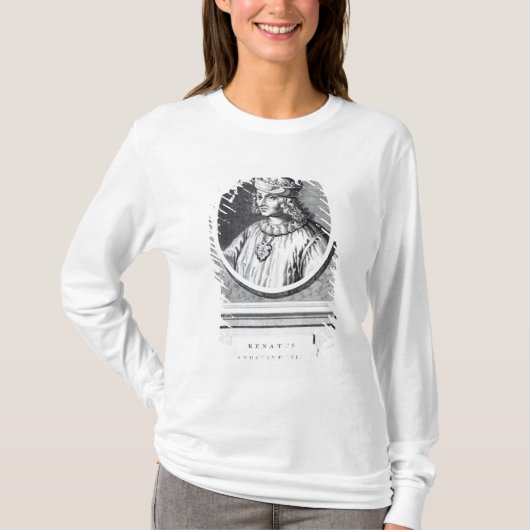 、ルネのdアンジューナポリの王 tシャツ (正面)