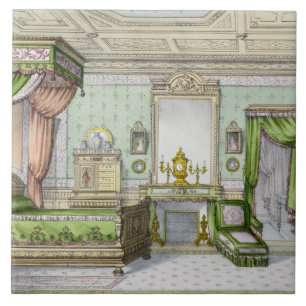 ルネサンスのスタイル(色のlitho)の寝室 タイル