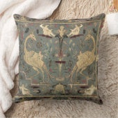 ルネサンスのデザイン、17世紀(絹)のValance クッション (ブランケット)