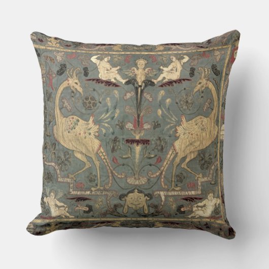 ルネサンスのデザイン、17世紀(絹)のValance クッション (正面)