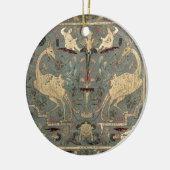 ルネサンスのデザイン、17世紀(絹)のValance セラミックオーナメント (左)