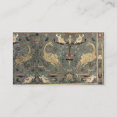 ルネサンスのデザイン、17世紀(絹)のValance 名刺 (裏面)