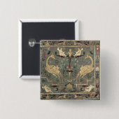 ルネサンスのデザイン、17世紀(絹)のValance 缶バッジ (正面&裏面)