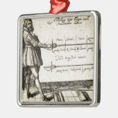 ルネサンスのフェンシング メタルオーナメント (左)