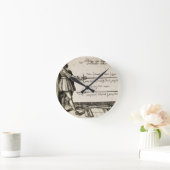 ルネサンスのフェンシング ラウンド壁時計 (ホーム)