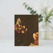 ルネサンスのリュート奏者、1595年頃 ポストカード (スタンド正面)