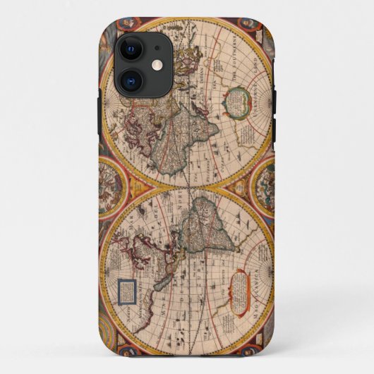 ルネサンスの世界地図 Case-Mate iPhoneケース (裏面)