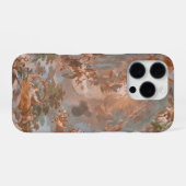 ルネサンスの壁画天使のチェルブ iPhoneケース (裏面横)