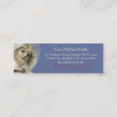 ルネサンスの天使のしおりの名刺Melozzo スキニー名刺 (裏面)