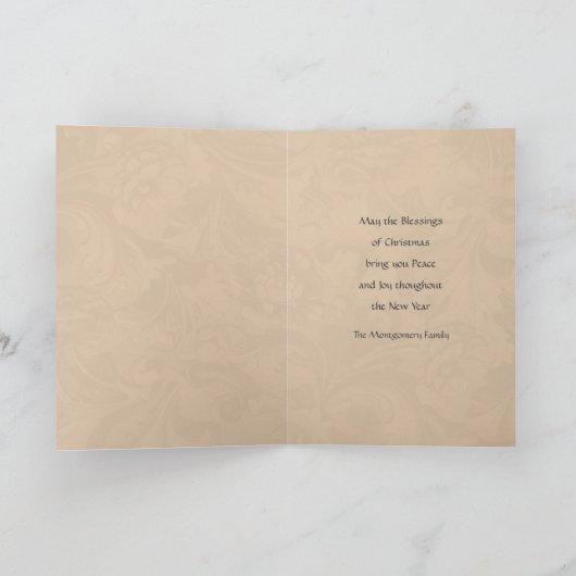 ルネサンスの天使のクリスマスカードPinturicchio シーズンカード (内部)