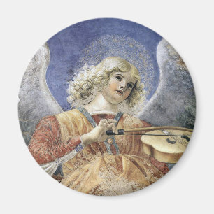 ルネサンスの天使の円形の磁石Melozzo da Forlì マグネット