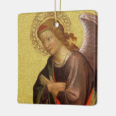 ルネサンスの天使 by マスター・オブ・ザ・バンビーノ・ヴィスポ セラミックオーナメント (左)
