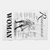 ルネサンスの女性 キッチンタオル (横)