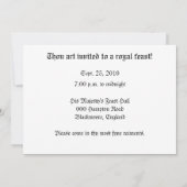 ルネサンスの村 招待状 (裏面)