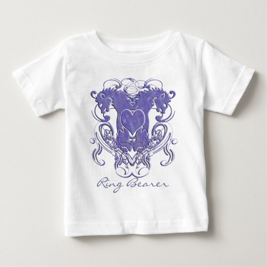ルネサンスの獅子ウェディング ベビーTシャツ (正面)