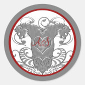 ルネサンスの獅子ウェディング ラウンドシール (正面)