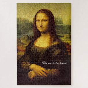 ルネサンスの画家ダ·ヴィンチの「モナ·リザ」 ジグソーパズル