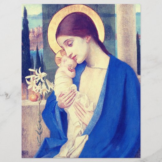 ルネサンスの聖母マリアと幼子イエス チラシ (正面)