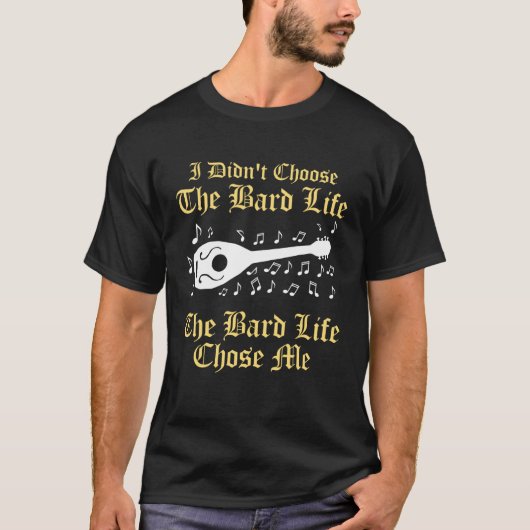 ルネサンスフェア 面白い ルネサンスフェア 中世 バードの生活 Tシャツ (正面)