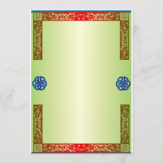 ルネサンス中世結婚式招待状 招待状