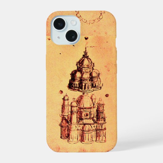 ルネサンス建築プロジェクト,建築家 iPhone 15ケース (裏面)