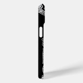 ルネサンス建築 モノグラム 黒 白 Case-Mate iPhoneケース (裏面 / 右)