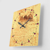 ルネサンス建築，建築家 スクエア壁時計 (傾斜)