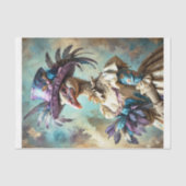 ルネサンス様式の絵画: ビクトリア時代の貴婦人の七面鳥 薄葉紙 (正面)