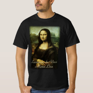 ルネサンス芸術 レオナルド・ダ・ヴィンチのモナ・リザ Tシャツ