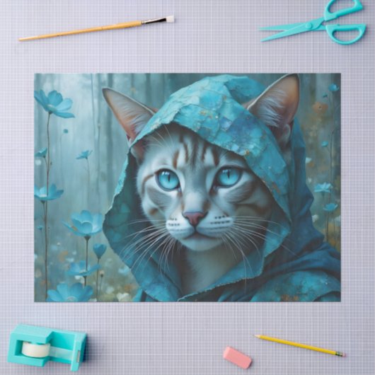 ルネサンス・キャットの誕生日 薄葉紙 (クラフト)