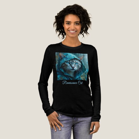 ルネサンス 猫 トライブレンドＴシャツ (正面全体)