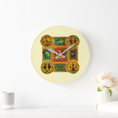 ルネッイタリアンサンスのモチフ ラージ壁時計 (ホーム)