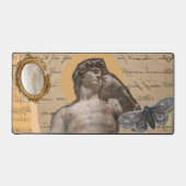 ルネッサンスかわいいコラージュの本ミックスメディア デスクマット (正面)