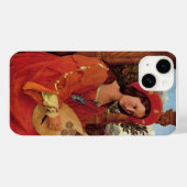 ルネッサンスのレディ遊・イン・レッド Case-Mate iPhoneケース (裏面 (横))