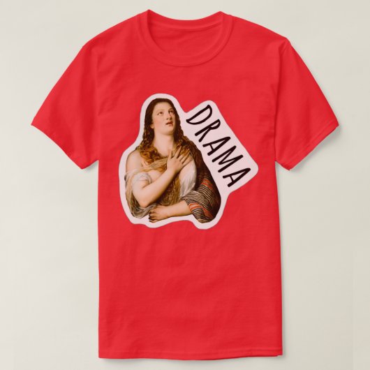 ルネッサンスの反応ドラマ Tシャツ (デザイン正面)