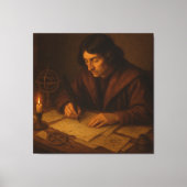 ルネッサンスの天文学者の仕事 キャンバスプリント (正面)