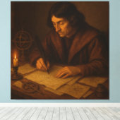 ルネッサンスの天文学者の仕事 キャンバスプリント (インサイチュ (ウッドフロア))