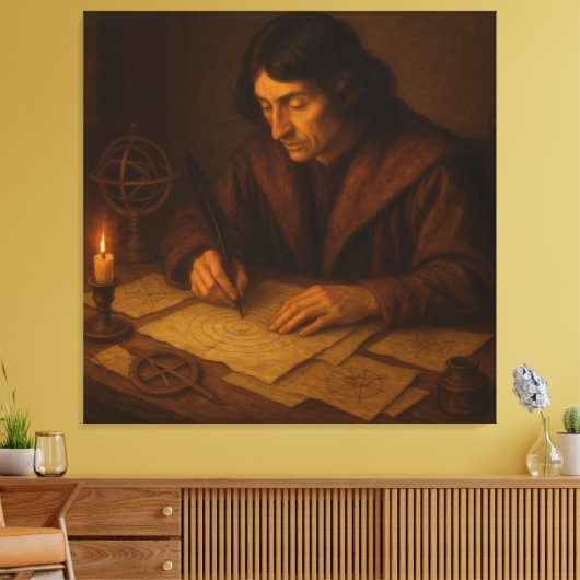 ルネッサンスの天文学者の仕事 キャンバスプリント (インサイチュ (リビング))