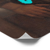 ルネッサンスの引用文の壁絵を描を望むようにしなさい ポスター (角)