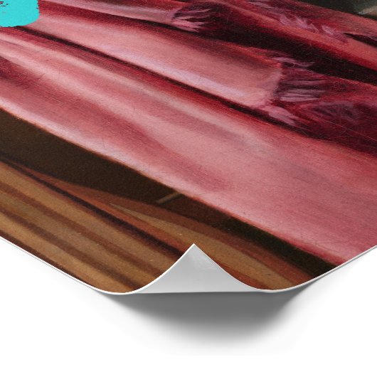 ルネッサンスの引用文を教えて絵画くれ ポスター (角)