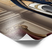 ルネッサンスの衣装のregal犬 – デジタルアート フォトプリント            (角)