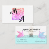 ルネッサンスの観賞用シックな明るい 名刺 (正面/裏面)