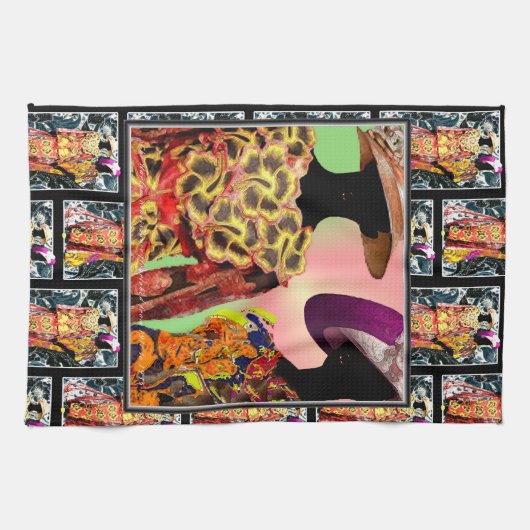 ルネッサンスの輝き キッチンタオル (横)