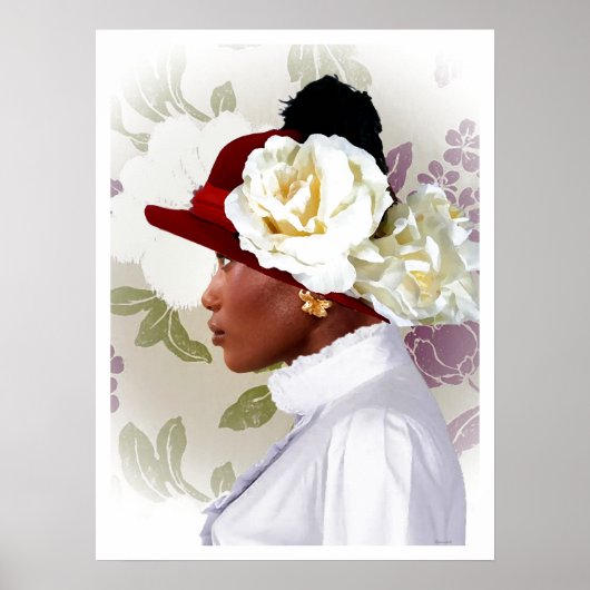 「ルネッサンスの黒遊女の役割」 ポスター (正面)