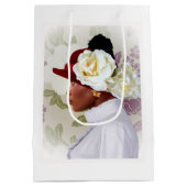 「ルネッサンスの黒遊女の役割」 ミディアムペーパーバッグ (裏面)