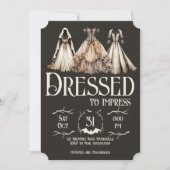 ルネッサンスを感動させるDTIハロウィーンドレスヴィンテージ 招待状 (正面)