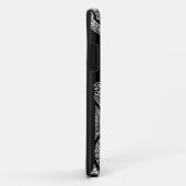 ルネッサンスアーキテクト白黒モノグラム Case-Mate iPhoneケース (裏面/右)