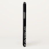 ルネッサンスアーキテクト白黒レッドジェムモノグラム Case-Mate iPhoneケース (裏面/右)